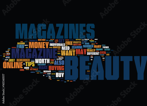 Fotografie, Obraz BEAUTY MAKE UP Text Background Word Cloud Concept
