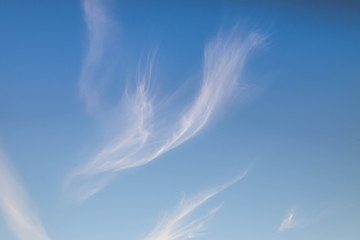 Blue sky with clouds background