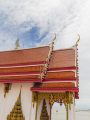 Wall Mural - Outdoor temple roof at Thailand