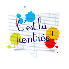 Poster - C'est la rentrée