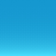 Aufkleber - Light blue abstract geometrical halftone square pattern background - vector graphic from squares in varying sizes