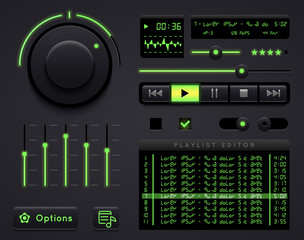 Audio player template.