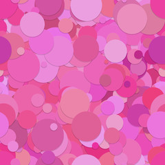 Poster - Repeating abstract dot background pattern - vector design from circles in pink tones