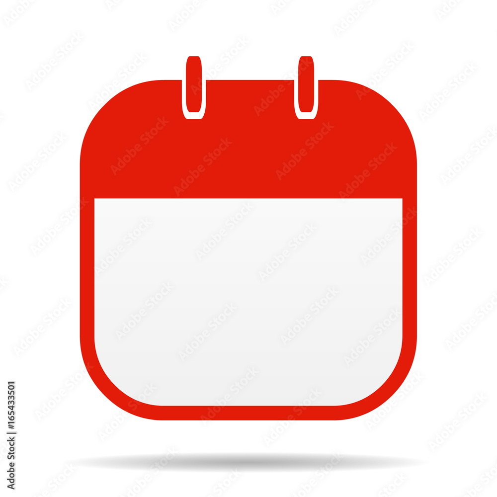 calendar icon Stock Illustration | Adobe Stock, image size:1000x1000