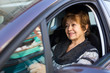 © JackF - Portrait of female senior driver in car