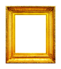 Wall Mural - Ornate gold photo frame