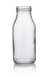Small empty glass bottle