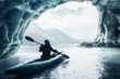 Kayaking among Alaskan Glaciers