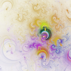 Abstract fractal background