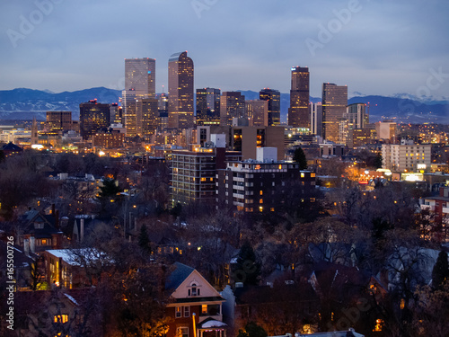 Fotografía Downtown Denver Colorado Skyline Buildings