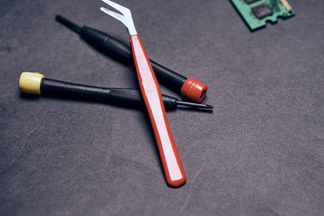 Poster - circuit,  technology,  board,  close-up,  industry,  electronics,  computer,  electricity,  chip