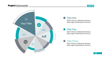 Business Pie Chart Slide Template