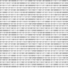 Binary Code Vector Seamless Pattern. Zero One Computer Code Background