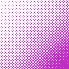 Poster - Halftone dot pattern background - vector graphic design from circles in varying sizes