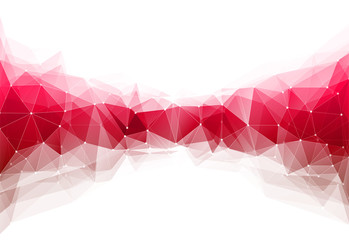 Fototapete - Vector illustration of color triangle geometric backround