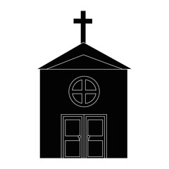 Canvas Print - isolated big church icon vector illustration graphic design