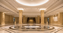 Corridor In Luxury Hotel,empty Space.