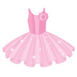 Vector Soft Pink Ballet Tutu Dress