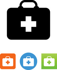 Poster - First Aid Kit Icon - Illustration