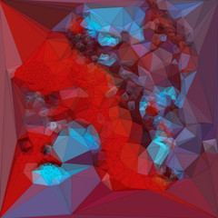 Poster - Abstract colored polygonal triangular mosaic background. 3d rendering