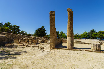 Antike Kameiros Ruinen auf Rhodos - Griechenland