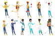 © Visual Generation - Professional women vector illustrations set.