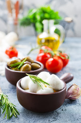 Wall Mural - ingredients for caprese salad