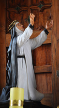  In The Town Of Chortkiv In The Attic Of St. Stanislaus's Church, The Monks Found An Ancient Statue Of The Patron Saint Of Europe, Saint Catherine Siena
