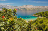 Fototapeta Fototapety z widokami - Piaszczysta plaża Lovrecina na wyspie Brac w Chorwacji
