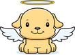 Cartoon Smiling Angel Puppy