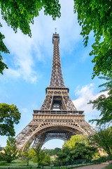 Fototapete - Eiffelturm in Paris, Frankreich