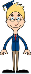 Wall Mural - Cartoon Smiling Teacher Man