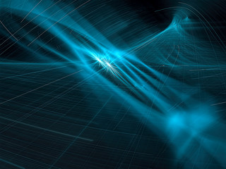 Wall Mural - abstract technology style background - digitally generated image