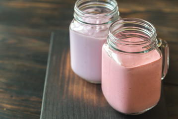 Sticker - Blueberry and raspberry smoothies