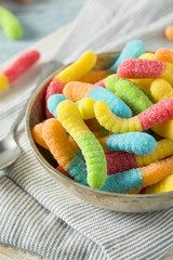 Poster - Sweet Sour Neon Gummy Worms