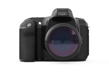 Poster - Modern Digital Photo Camera. 3d Rendering