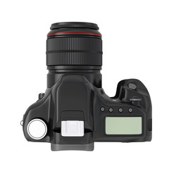 Poster - Modern Digital Photo Camera. 3d Rendering