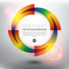 Wall Mural - Abstract vector background. Colorful geometric background. Can be used for poster, brochure, flyer and advertisement material. Vector illustration. Eps10.
