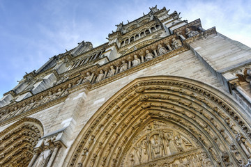 Canvas Print - Notre Dame Cathedral - Paris, France