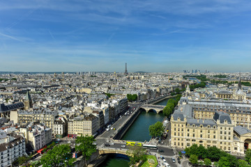 Canvas Print - Paris, France Skyline