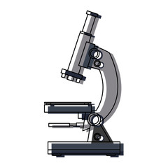 Poster - school microscope study science laboratory