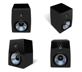 3D Speaker icon. 3D Icon Design Series.