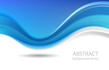 Wall Mural - blue line abstract background. vector illustration.
