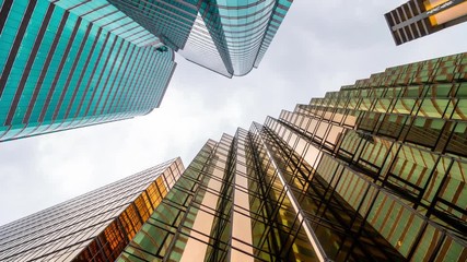 Wall Mural - Low angle view of business building