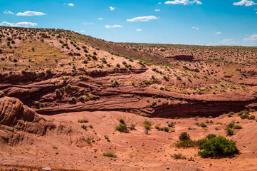 Poster - Upper Antelope Canyon. Arizona Arid Desert, neighborhood of Page