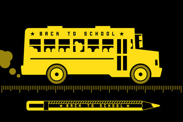 School bus back to school