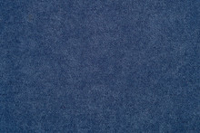 Blue Carpet / Blue Fabric Texture Background / Closeup