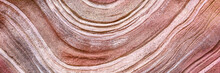 Closeup Of Abstract Wave Rock Formation