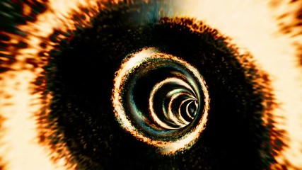 Canvas Print - vortex 010: traveling through a vortex of abstract flickers of light (loop).