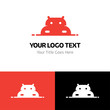 Hippopotamus logo template. Logo branding for your new corporate company. File can be use vector eps and image jpg formats